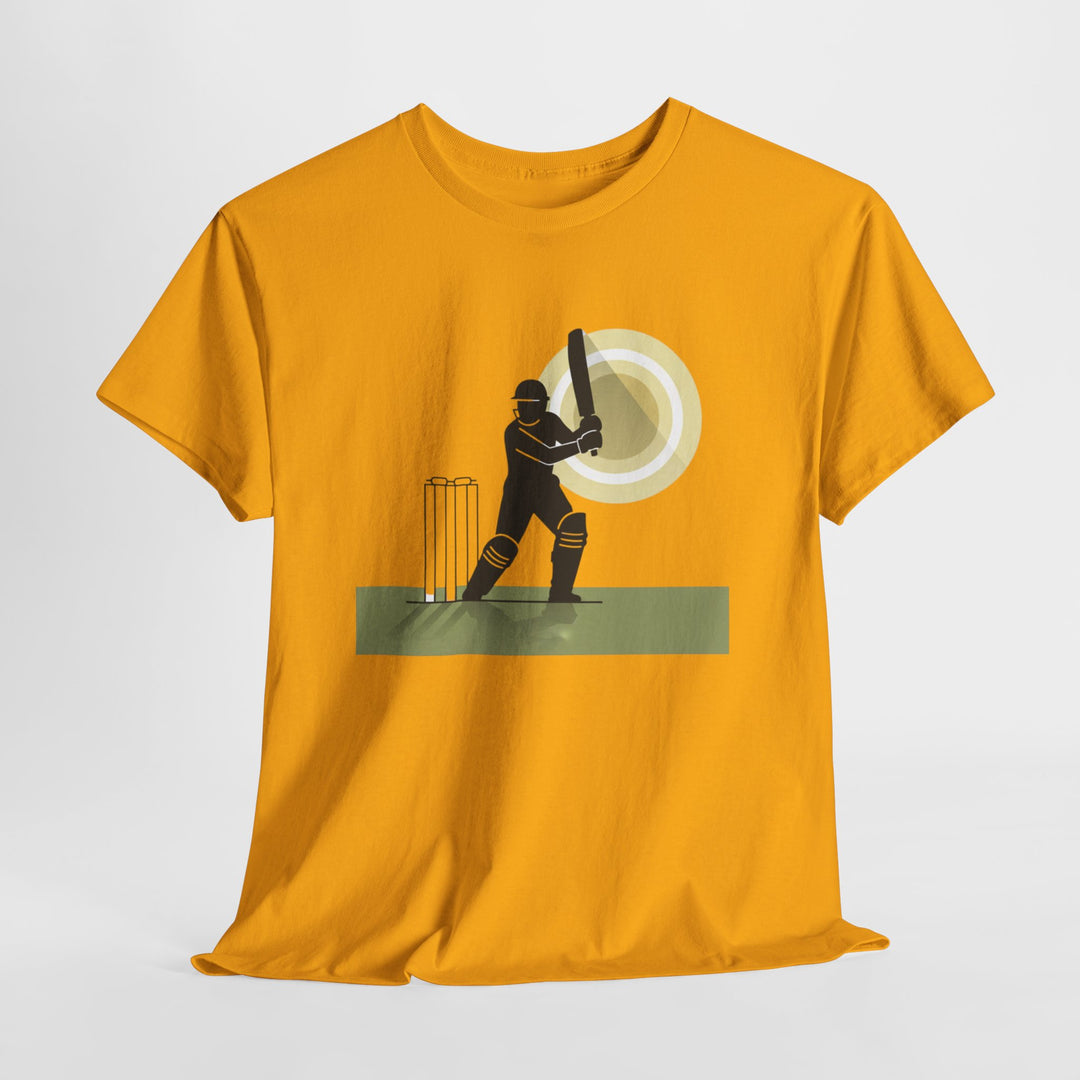 Cricket Player Silhouette T-Shirt