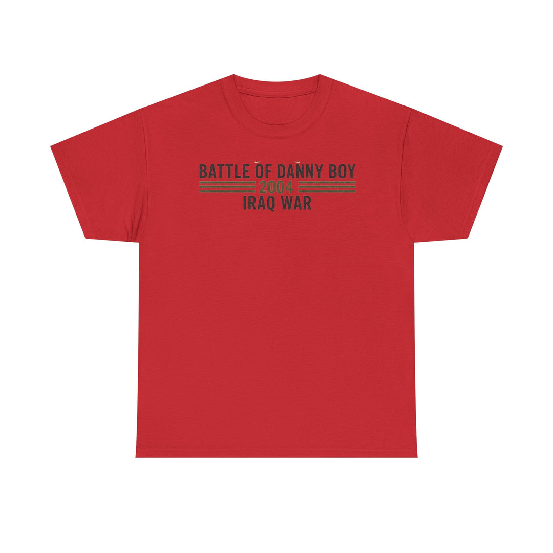 Battle of Danny Boy T-Shirt — Op Telic Iraq 2004 Military Heritage