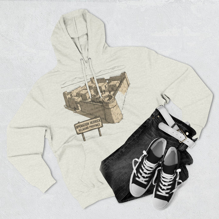 Op Herrick Compound Hoodie - Helmand Province Military Heritage Graphic