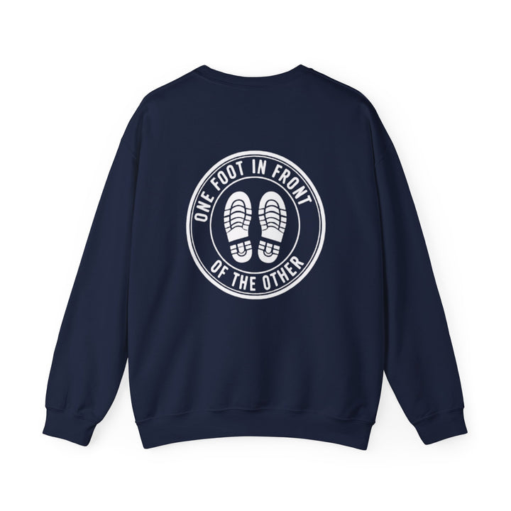 Adventure Crewneck Sweatshirt — Minimal Script Travel Vibe