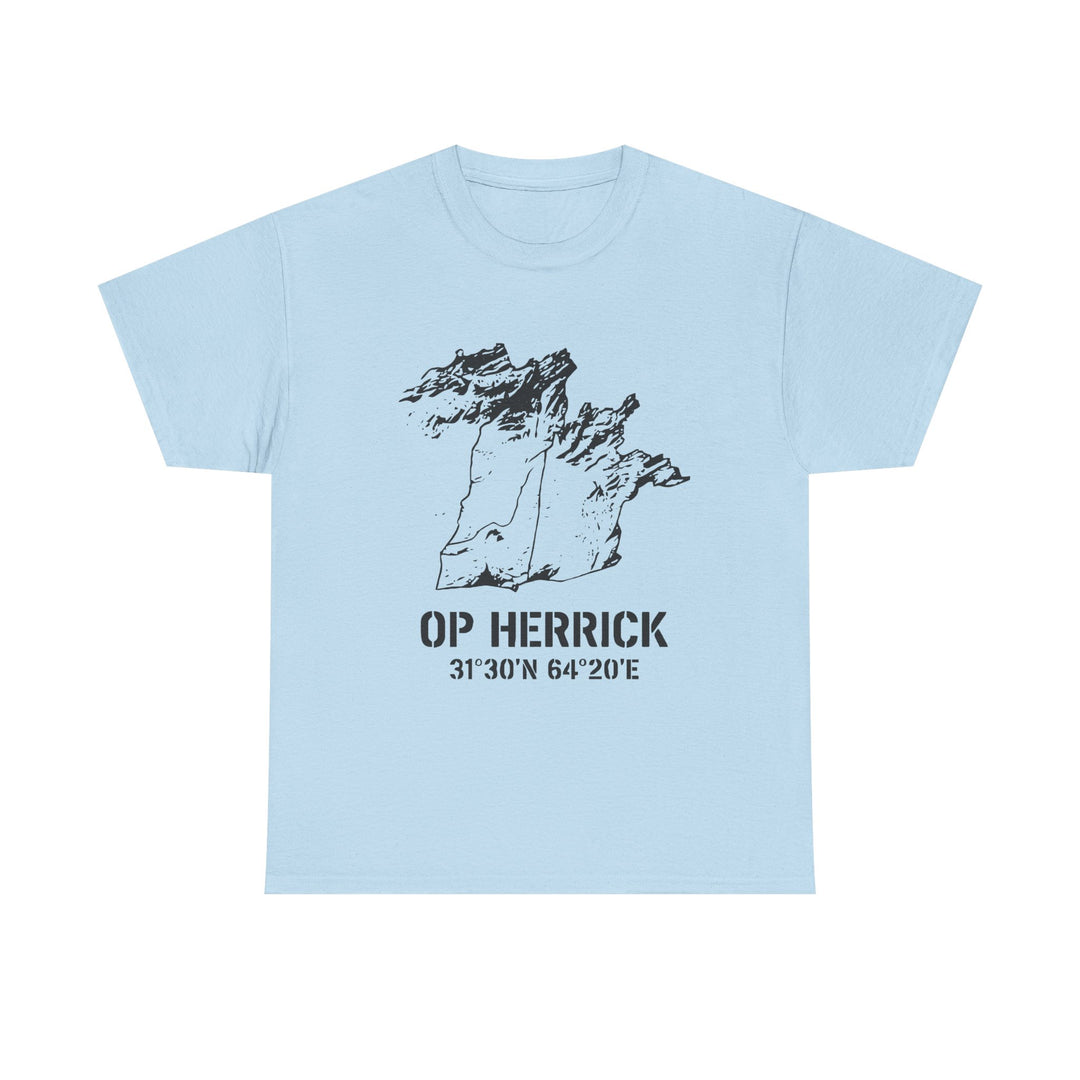 Op Herrick Lashkar Gah Coordinates T-Shirt - Helmand Province Military Graphic Tee