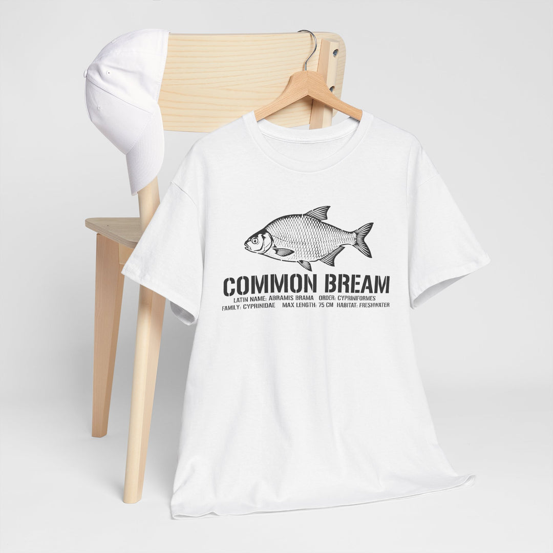 Common Bream Fishing Tee — Vintage Fish Illustration T-Shirt