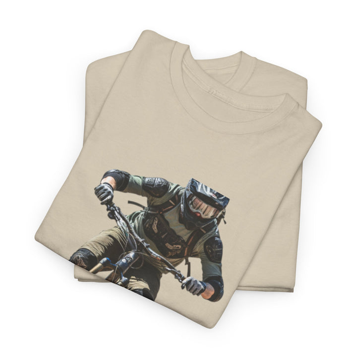 Downhill MTB Rider Graphic Tee