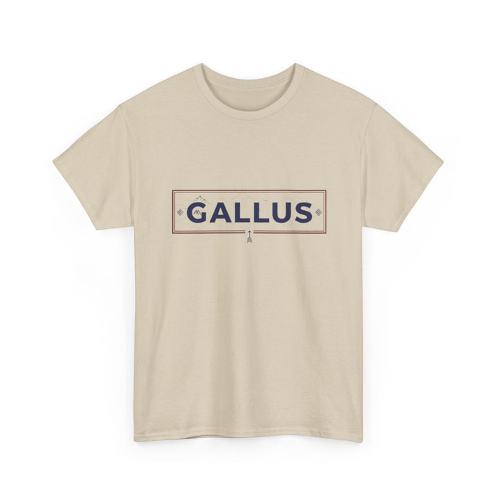 France Map Tee with "GALLUS" Chest Logo