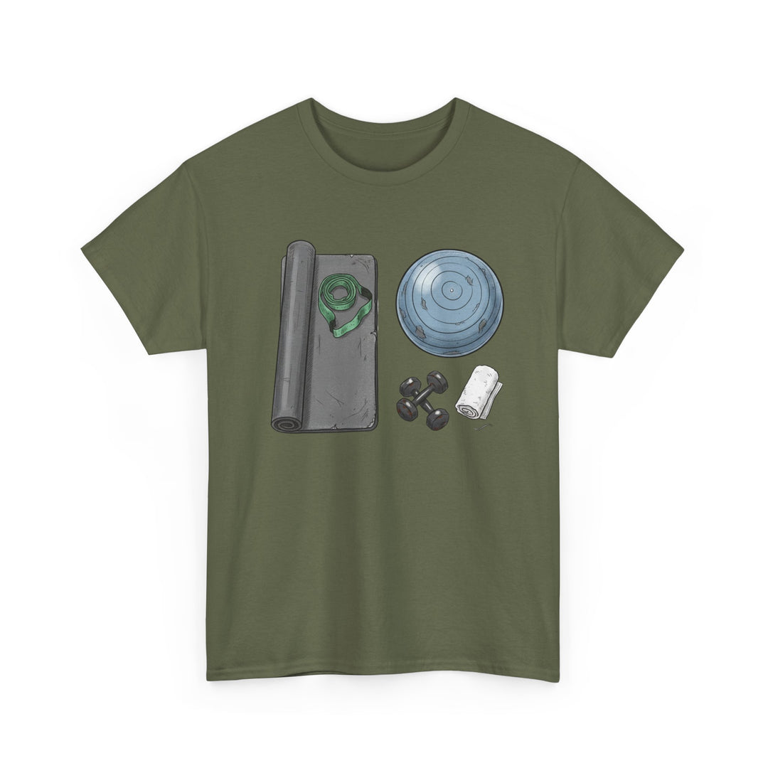 Pilates Kit Tee – soft, breathable cotton designed for Pilates workouts. Comfortable, flexible, and perfect for studio sessions, home practice, or casual wear.
