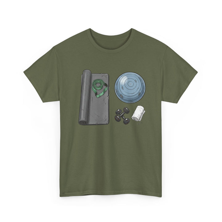 Pilates Kit Tee – soft, breathable cotton designed for Pilates workouts. Comfortable, flexible, and perfect for studio sessions, home practice, or casual wear.