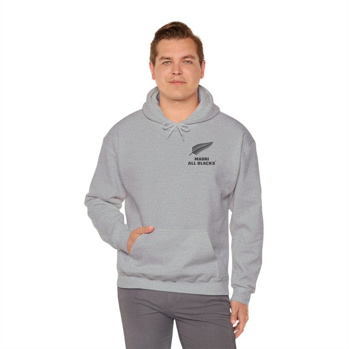 All Blacks Hoodie — Maori Silver Fern Rugby Pullover