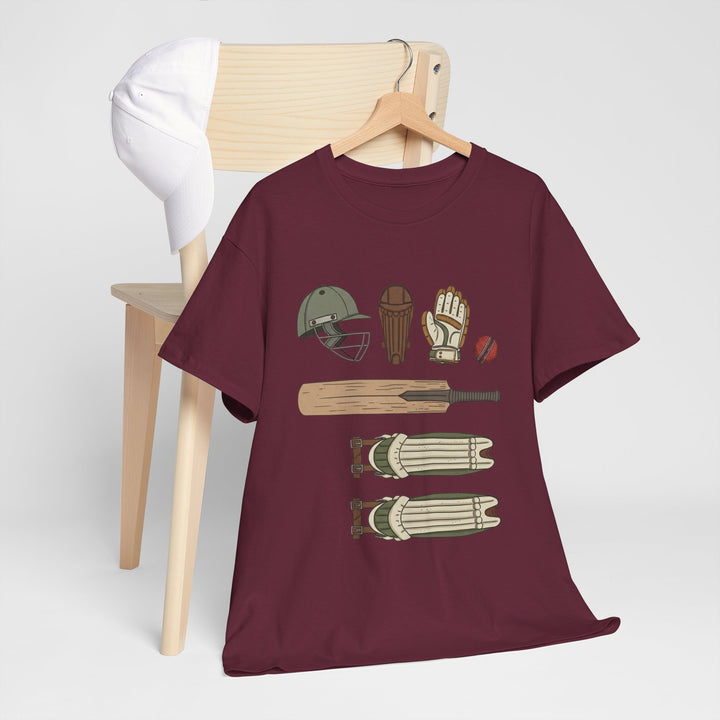 Cricket Gear Tee | Cricket Graphic T-Shirt