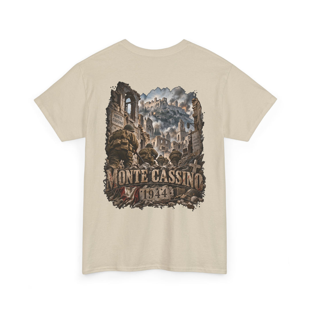 Monte Cassino 1944 Tee — WWII Memorial Graphic T-Shirt