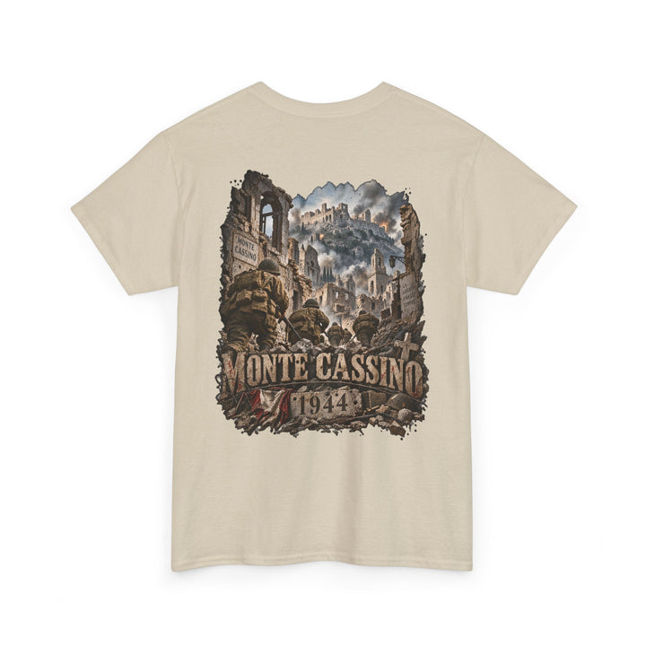 Monte Cassino 1944 Tee — WWII Memorial Graphic T-Shirt