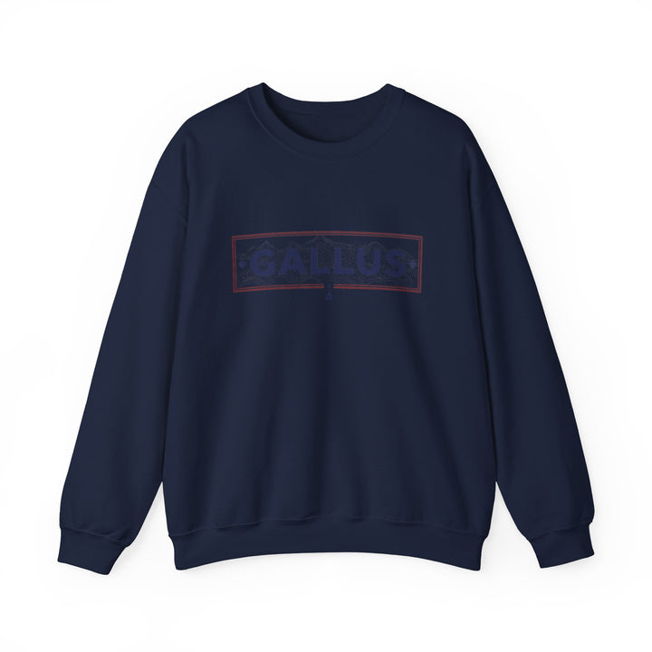 Spain Map Crewneck Sweatshirt — GALLUS Logo Travel Pullover