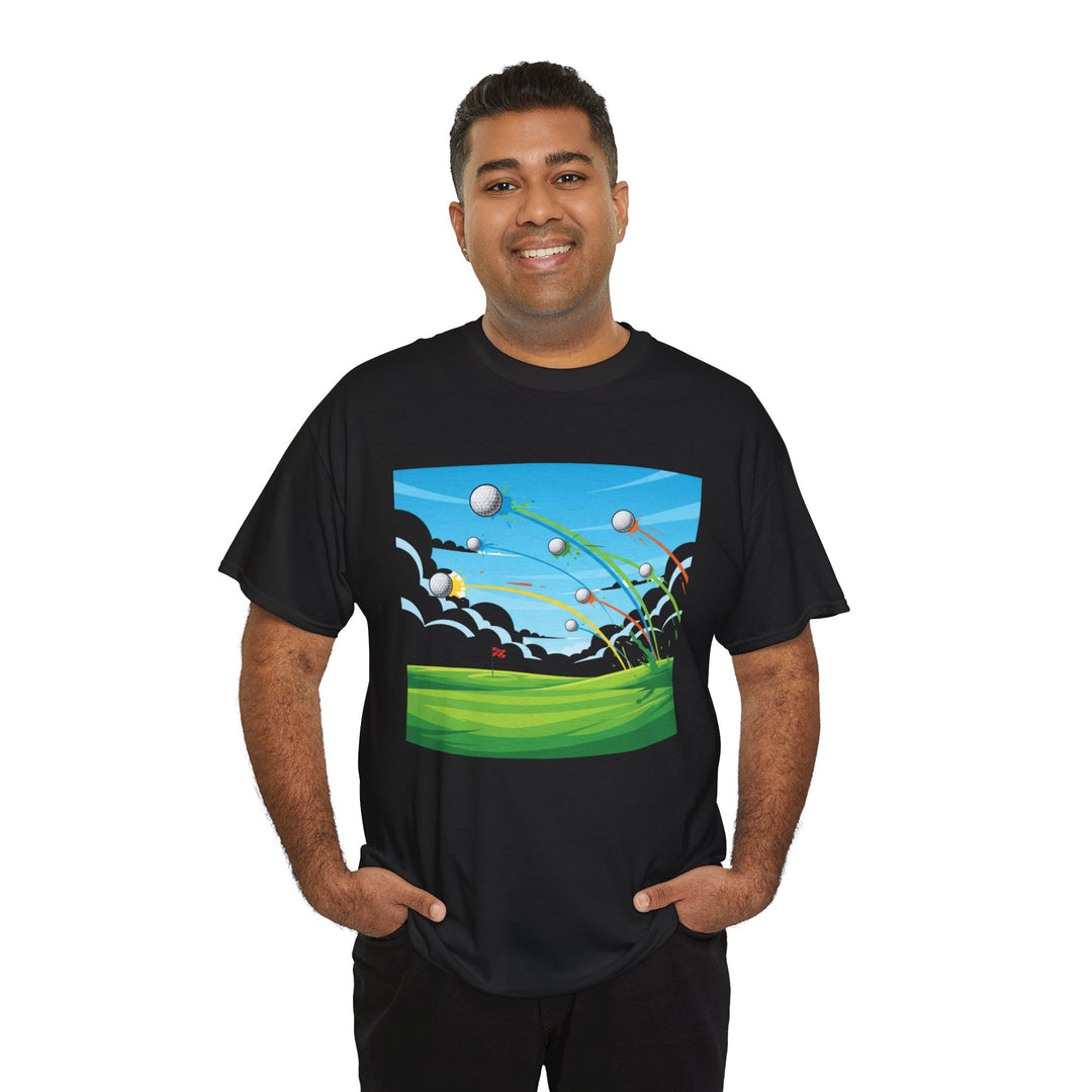 Golf Ball Flight T-Shirt | Golf Graphic Tee
