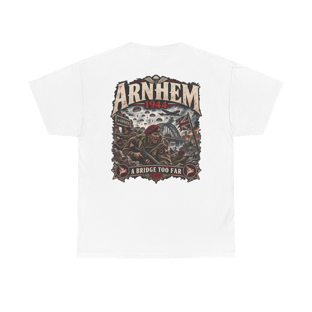 Arnhem 1944 Commemorative Tee — ‘A Bridge Too Far’ Military Tribute T-Shirt