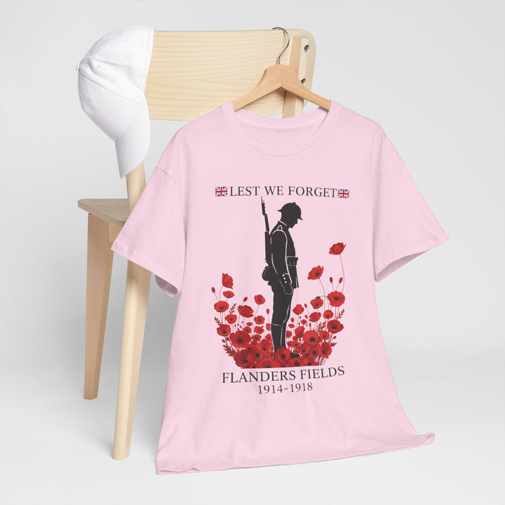 Flanders 1914–1918 T-Shirt — Great War Heritage Graphic