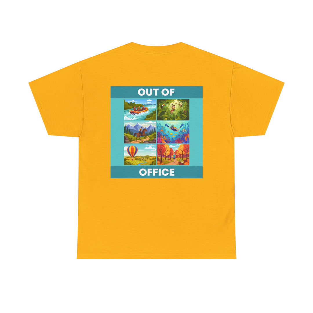 Out of Office Tee — Travel Scenes Graphic T-Shirt