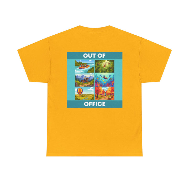 Out of Office Tee — Travel Scenes Graphic T-Shirt