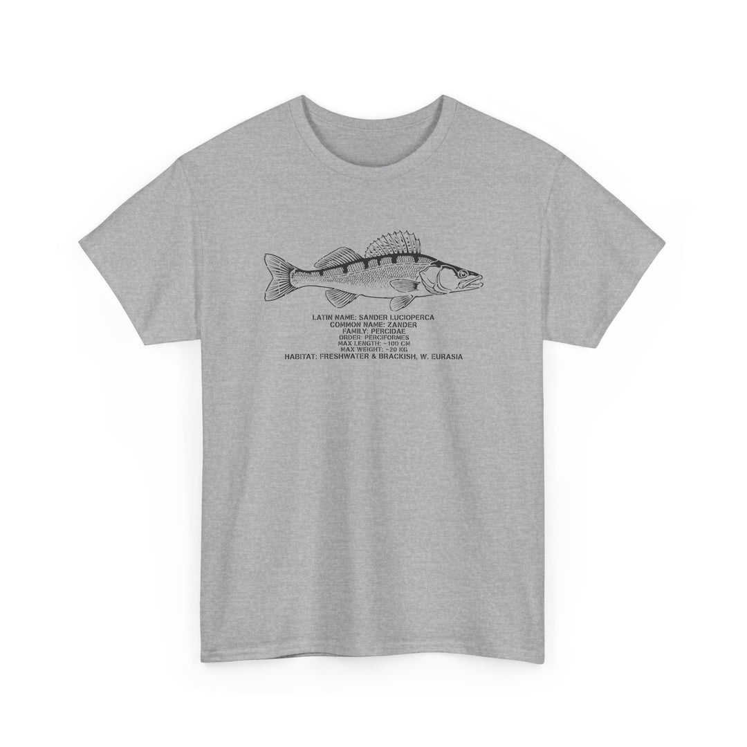Walleye Fish (Zander) Illustration Tee | Fishing T-Shirt