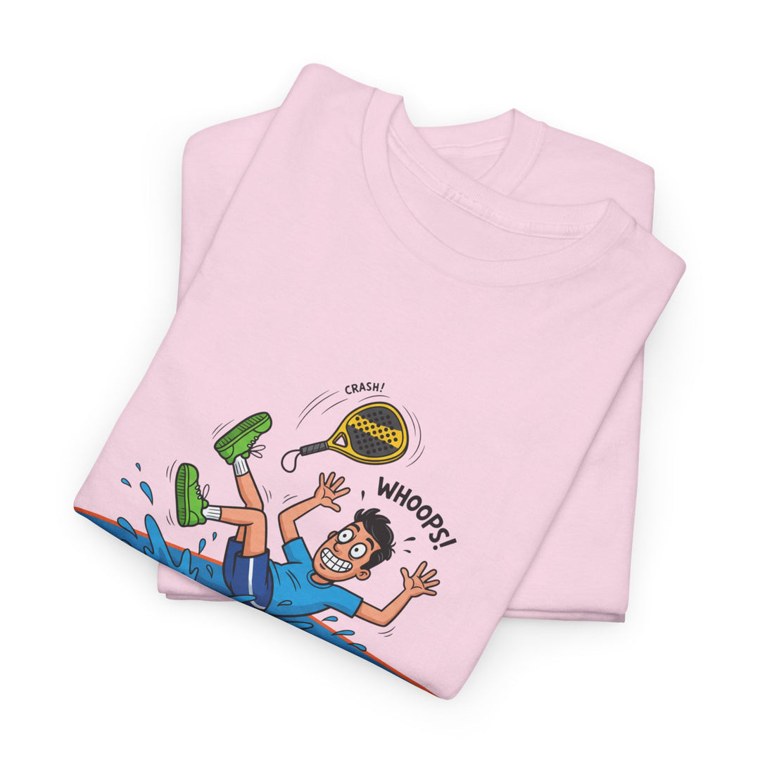 Funny Padel Tennis Graphic T-Shirt — Retro Padel Player Adventure Tee