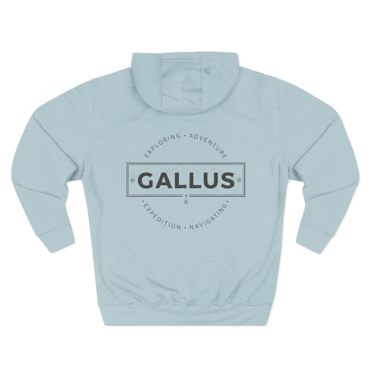 Gallus Explorer Hoodie — Minimal Logo Fleece Pullover