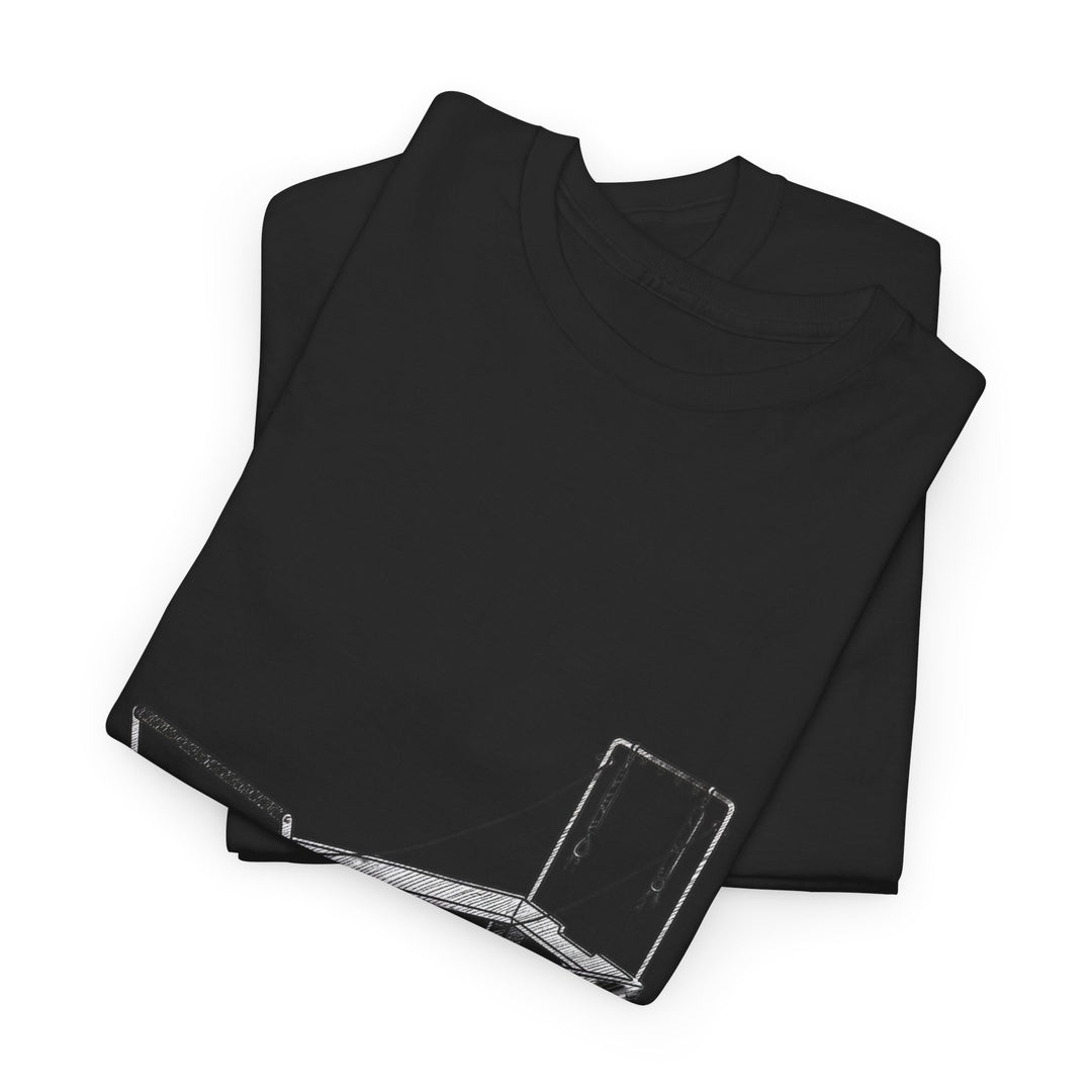 Pilates Reformer Tee – soft, breathable cotton designed for reformer Pilates. Comfortable, flexible, and perfect for studio workouts or casual wear.