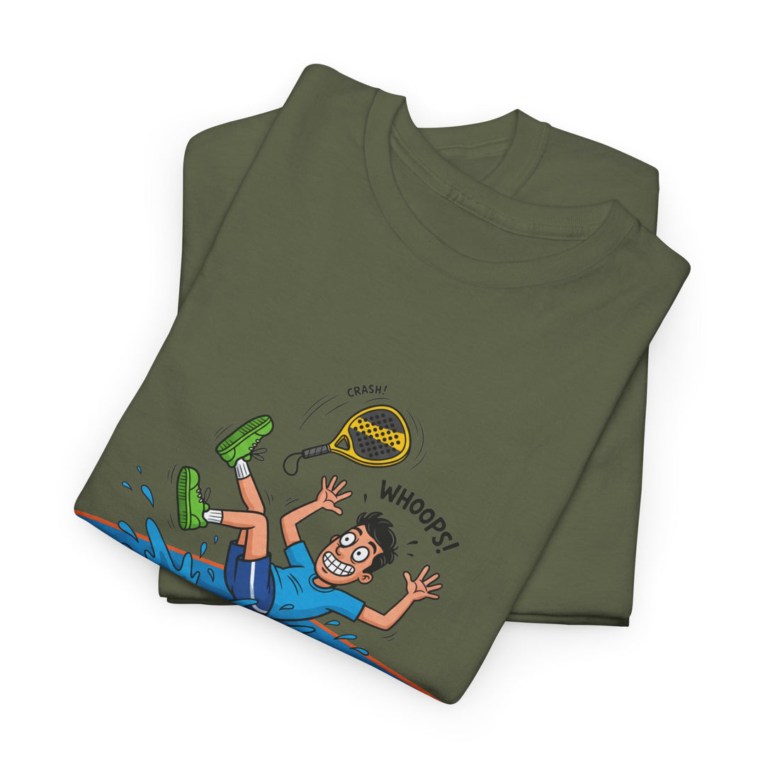 Funny Padel Tennis Graphic T-Shirt — Retro Padel Player Adventure Tee
