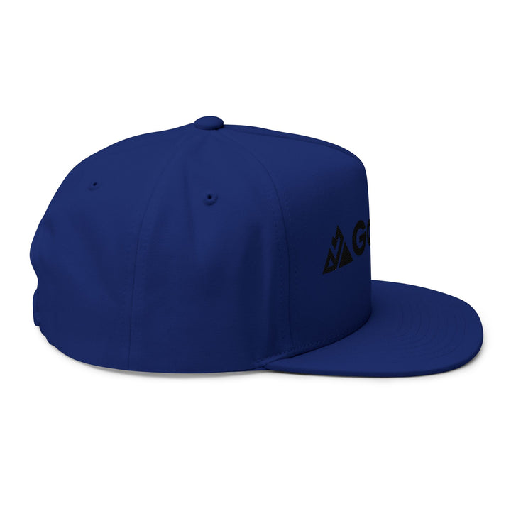 Flat Bill Cap - Embroidered "GALLUS" Retro Patch Snapback