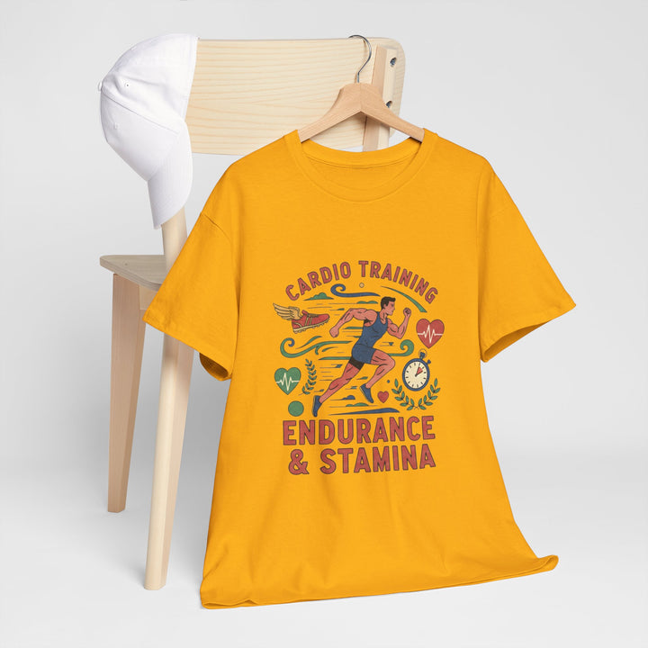 Cardio Training Tee - Fitness Running Workout Shirt