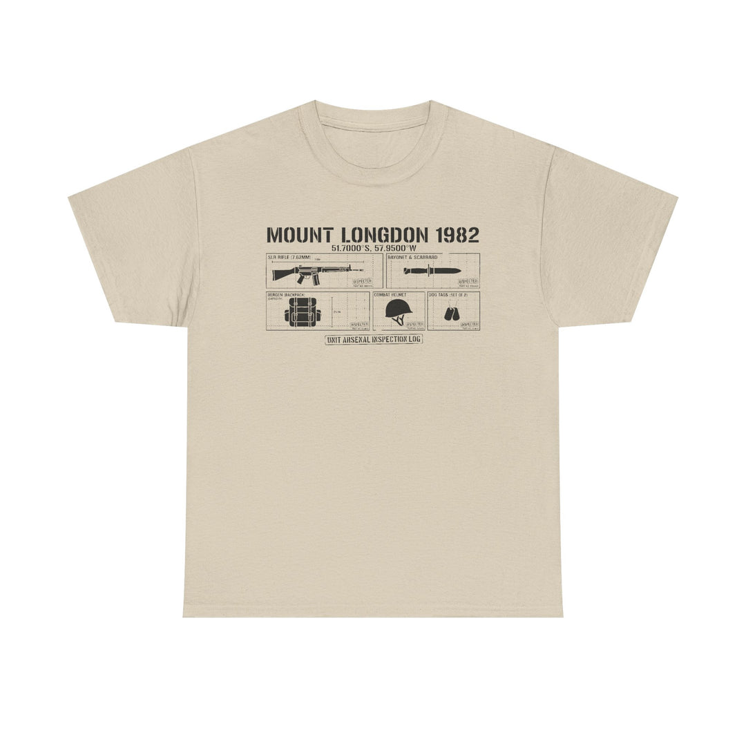 Mount Longdon 1982 T-Shirt — Falklands War Heritage Graphic