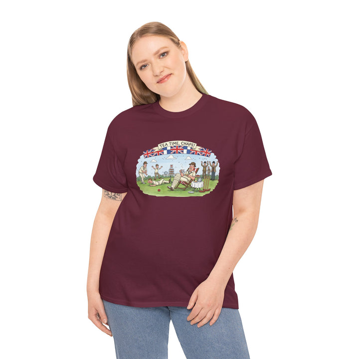 Cricket Tea Time Graphic T-Shirt for Fans