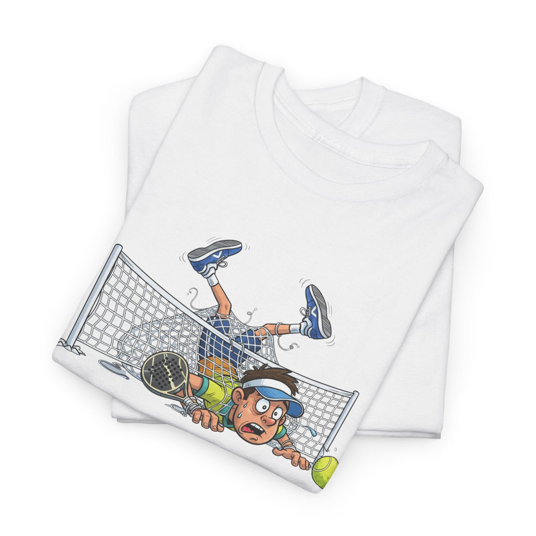 Padel Cartoon Goalie T-Shirt | Fun Padel Tee