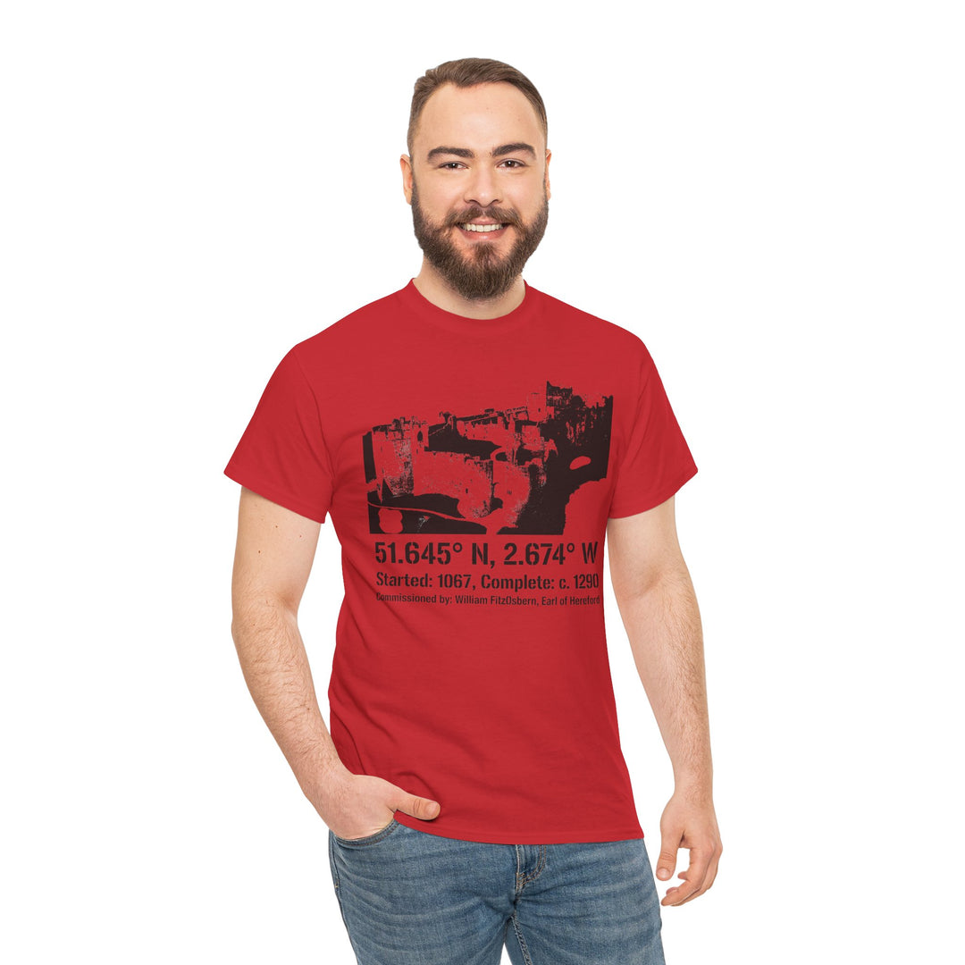 Chepstow Castle T‑Shirt — Historic Landmark Tee for Castle Lovers &amp; Travelers