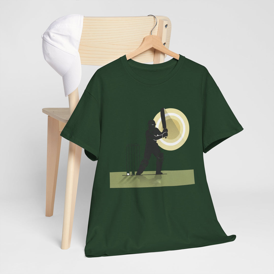 Cricket Player Silhouette T-Shirt
