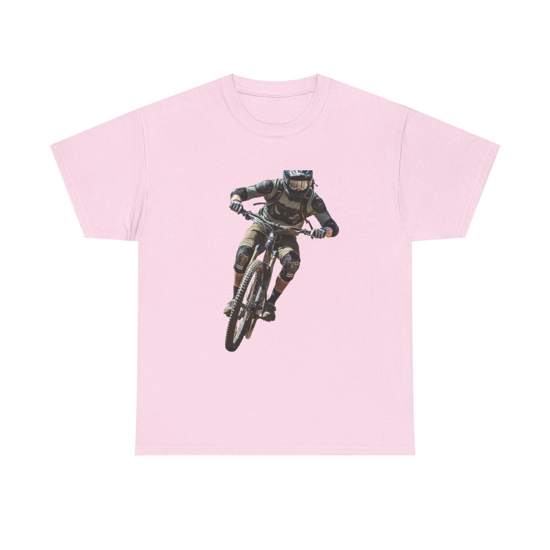Downhill MTB Rider Graphic Tee