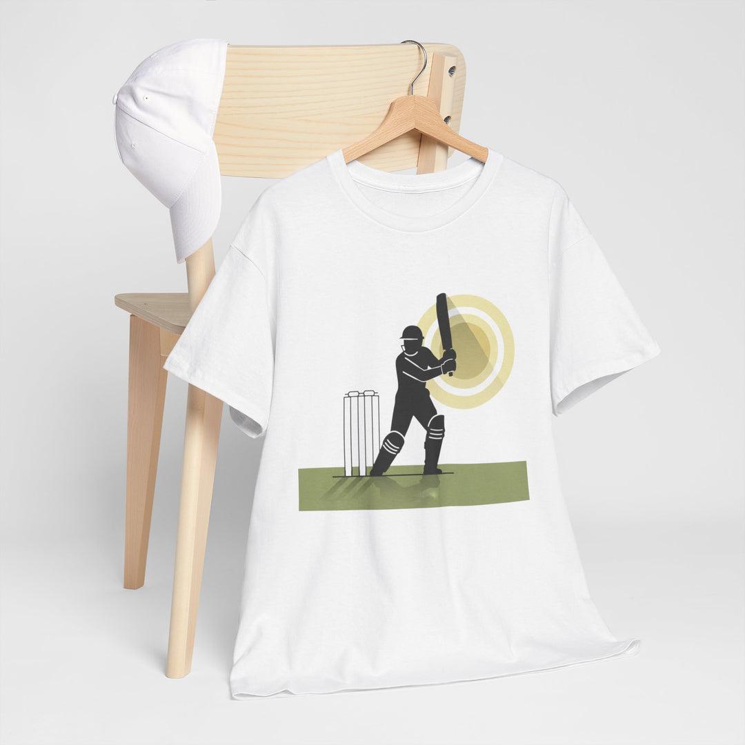 Cricket Player Silhouette T-Shirt