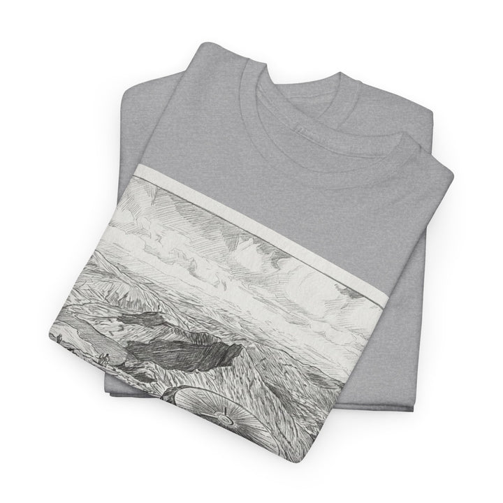 Snowdon Mountain Tee — Vintage Map Illustration with Coordinates