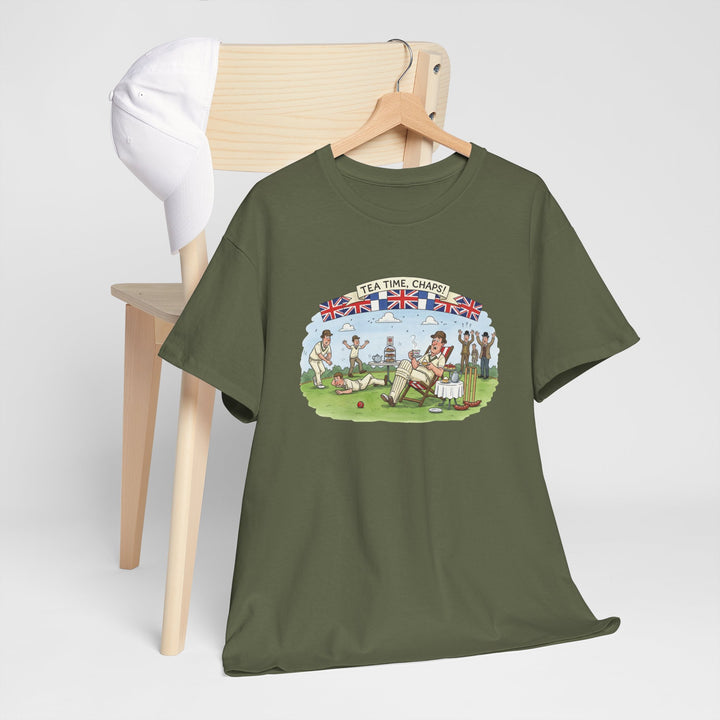 Cricket Tea Time Graphic T-Shirt for Fans