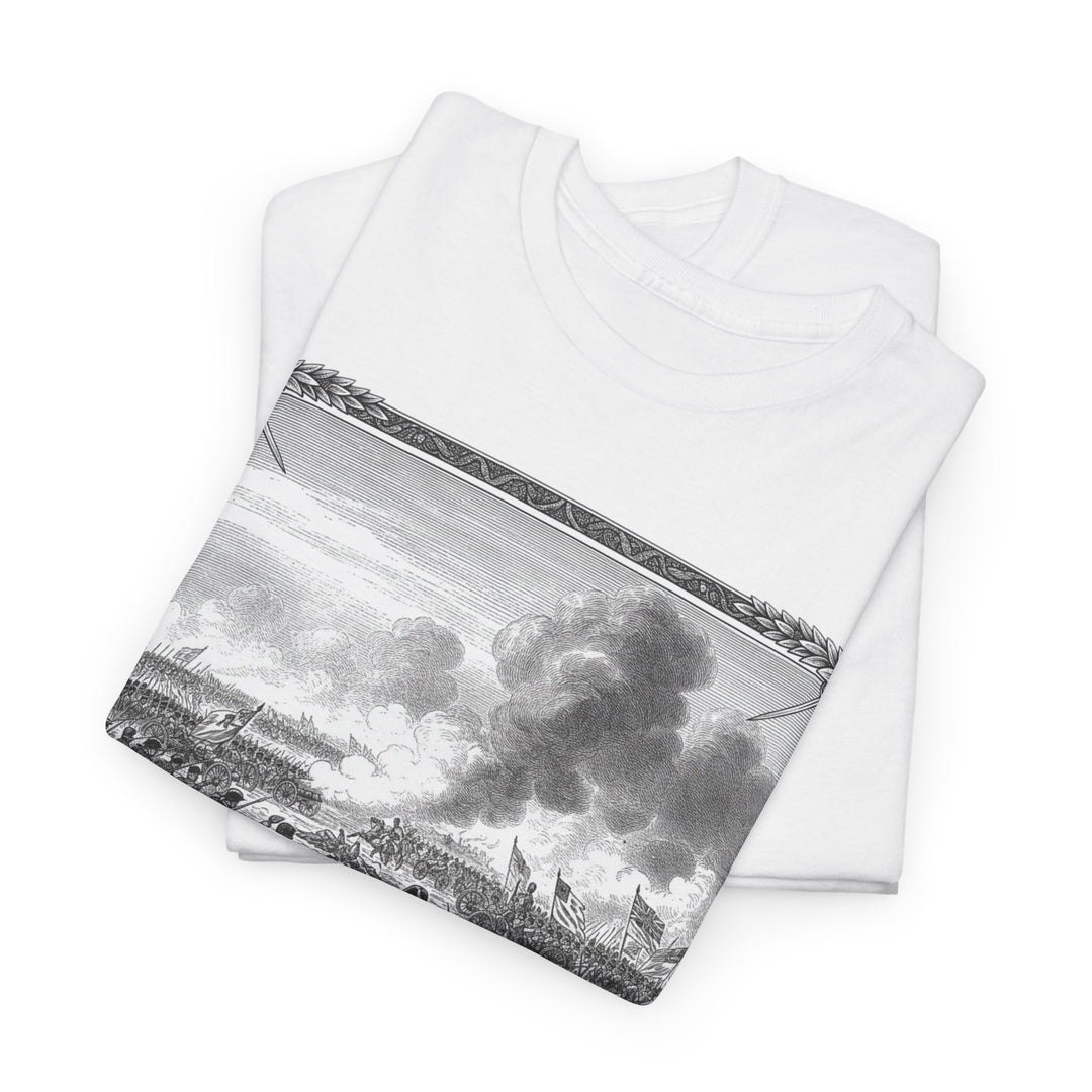 Battle of Waterloo Graphic Tee — Vintage Historical Print T-Shirt