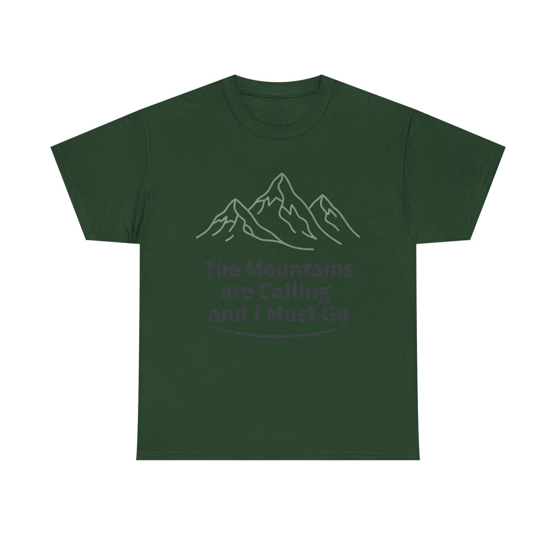Retro Mountain Quote T-Shirt — Vintage Hiking &amp; Wild Camping Adventure Tee