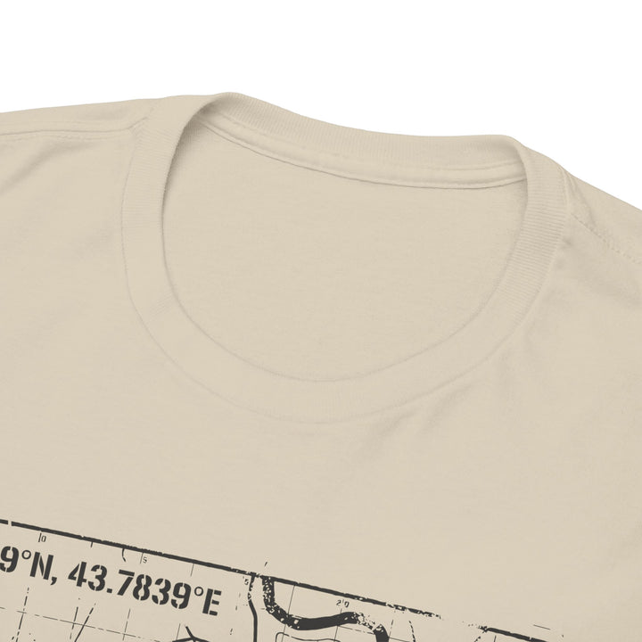 Fallujah 2004 Map Tee — Military Deployment Memorial T-Shirt