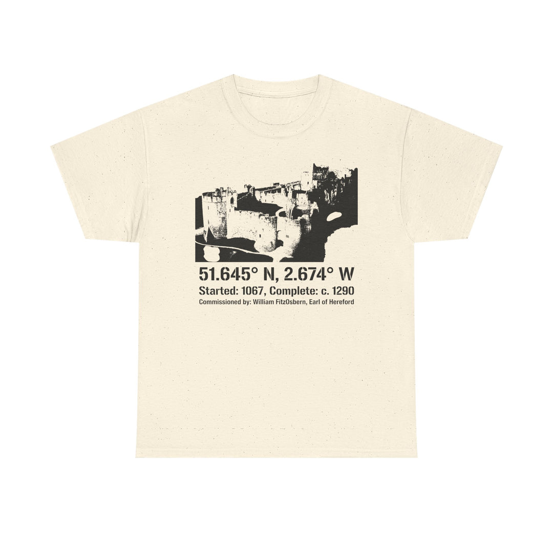 Chepstow Castle T‑Shirt — Historic Landmark Tee for Castle Lovers &amp; Travelers