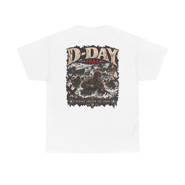 D-Day 1944 Commemorative Tee - WWII Beach Assault Memorial T-Shirt