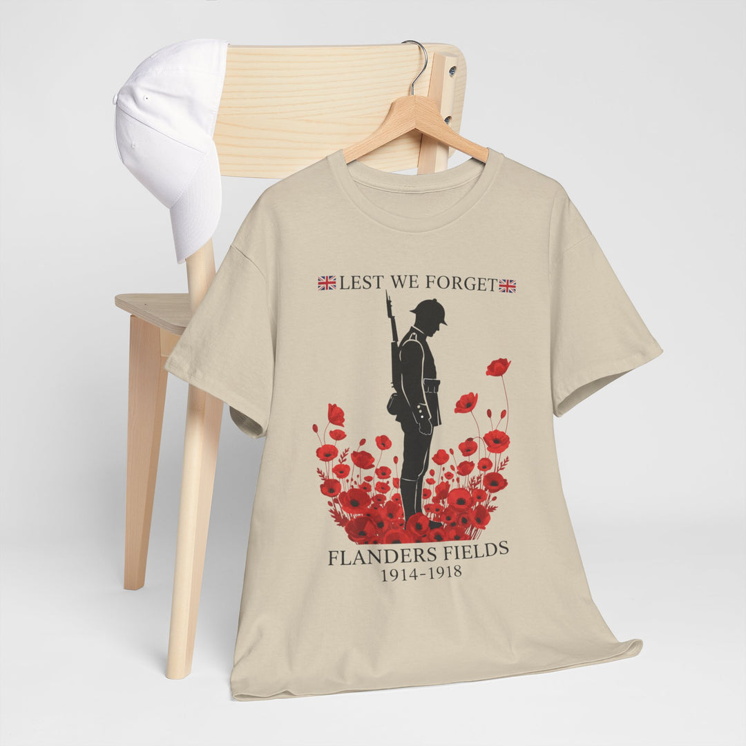 Flanders 1914–1918 T-Shirt — Great War Heritage Graphic