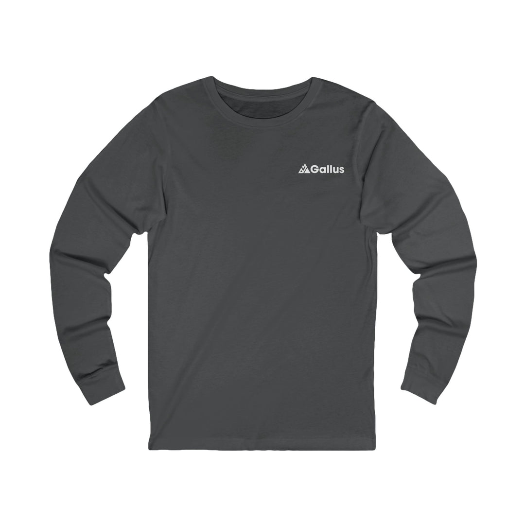 Mountain Sunrise Long Sleeve Tee — Gallus Outdoor Graphic Shirt