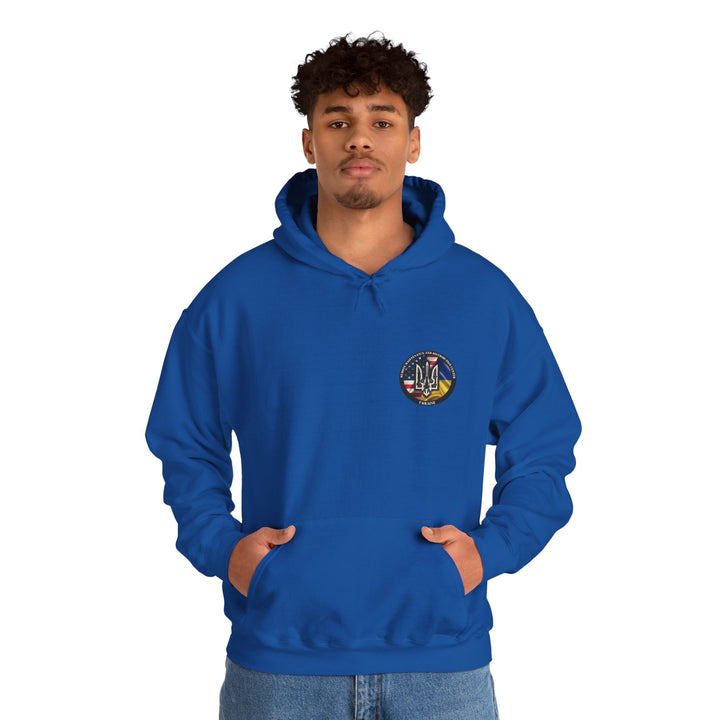 Ukraine Support Hoodie — RDCU US/UKRAINE Design