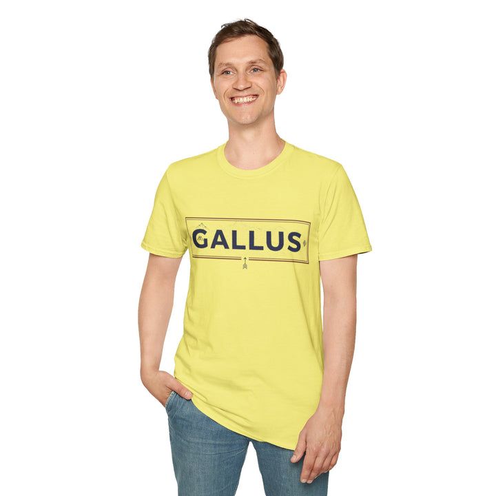 Gallus Street Sign T-Shirt — Vintage Road-Style Graphic Tee