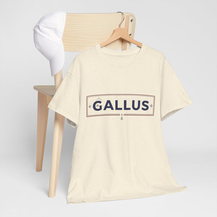 T-Shirt — Gallus Mountain Graphic Tee (Sunrise Landscape Back Print)
