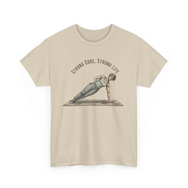 Pilates Fitness Plank Tee – soft, breathable cotton designed for Pilates and core workouts. Comfortable, flexible, and perfect for studio or home sessions.