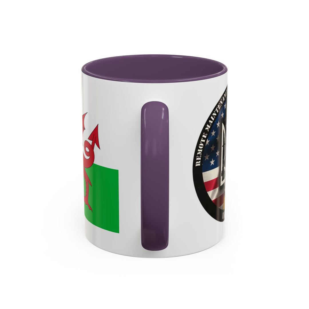 Wales Flag Accent Coffee Mug (11/15oz) – Red Welsh Dragon Tea &amp; Coffee Cup