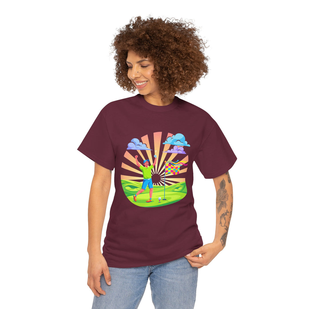 Golf Swing Silhouette Graphic Tee