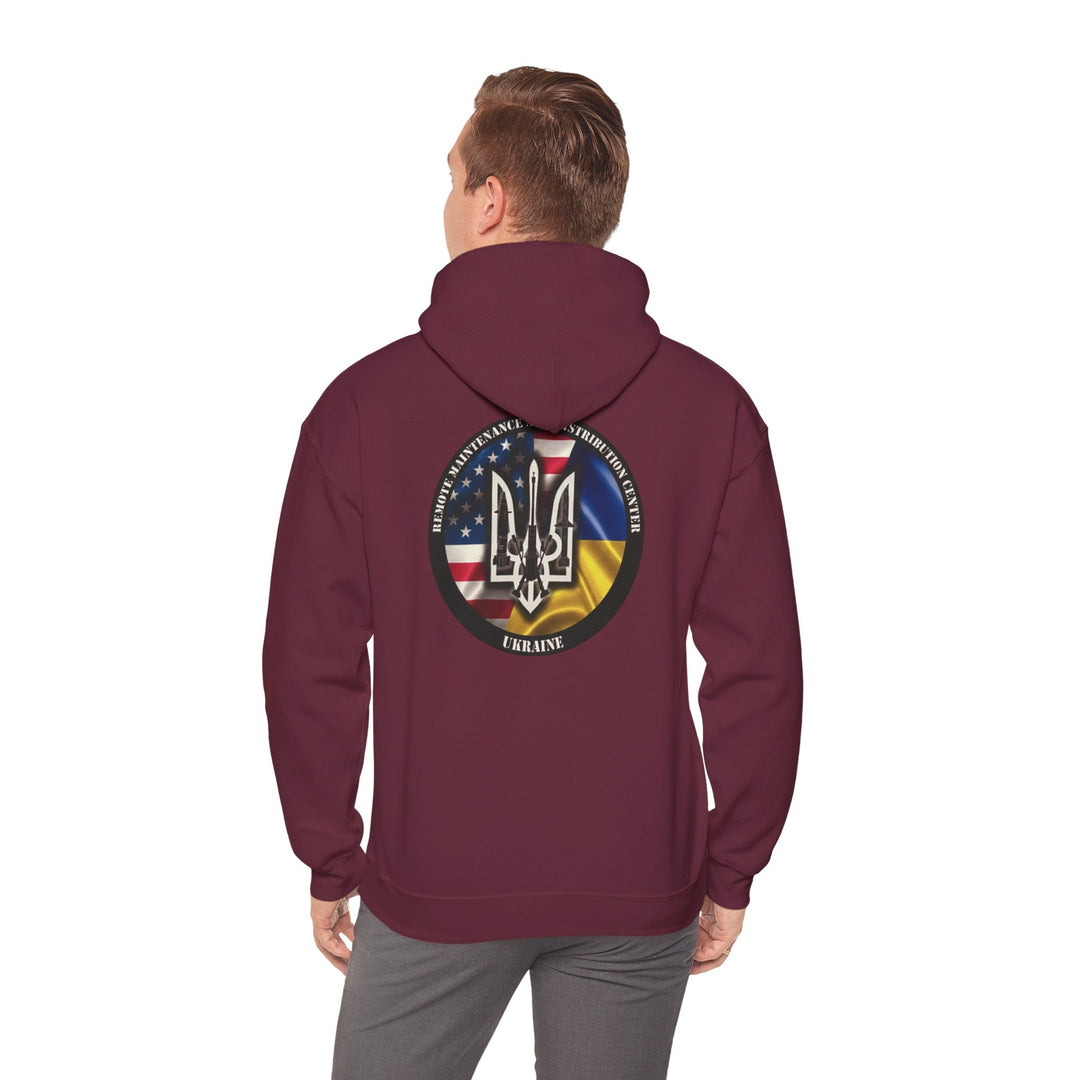 Ukraine Support Hoodie — RDCU US/UKRAINE Design